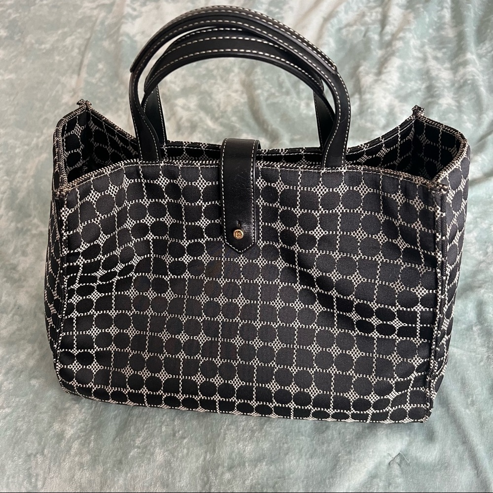Dot Noel canvas tote by Kate Spade